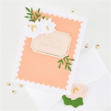 Hero Arts Letterpress + Foil & Cut - Tranquil Garden / Lovely Labels
